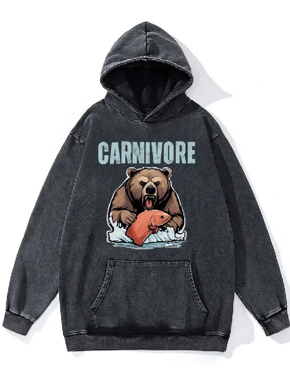 Hoodie-Running-carnivore Washed Gym Hoodie