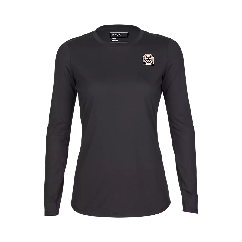 Long-Sleeve-College-Fox Racing Ranger Dri Release Long Sleeve MTB Jersey - Womens - Black - 2024