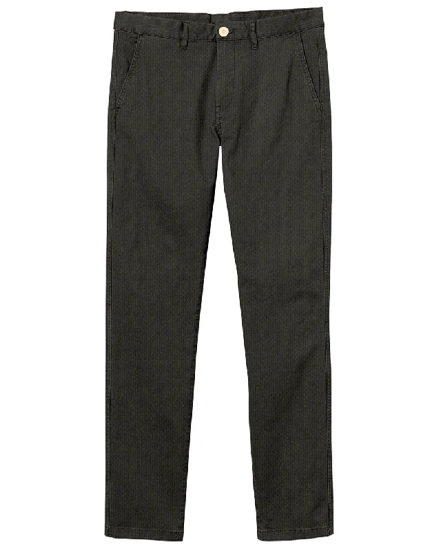 Pants-Slim-Straight-Modrone: Olive Corduroy