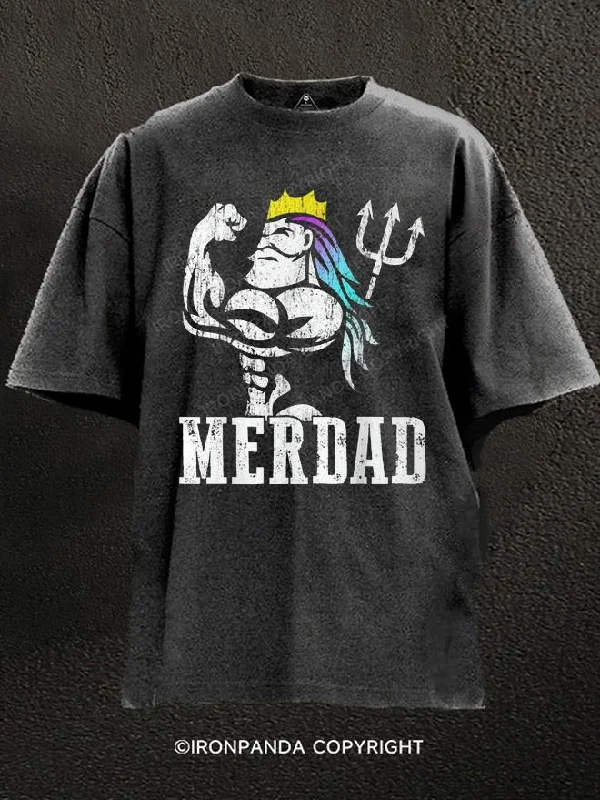 T-Shirt-Regular-Fit-merdad Washed Gym Shirt