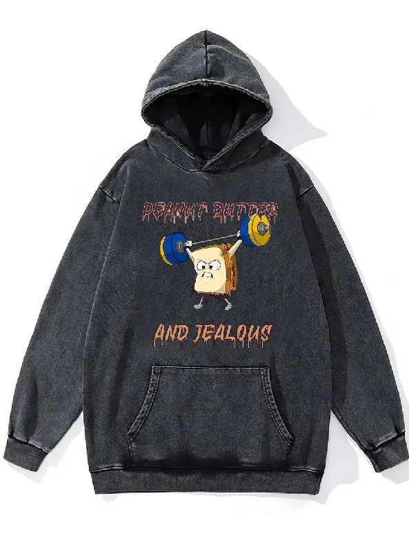 Hoodie-Washable-PEANUT BUTTER AND JEALOUS Washed Gym Hoodie