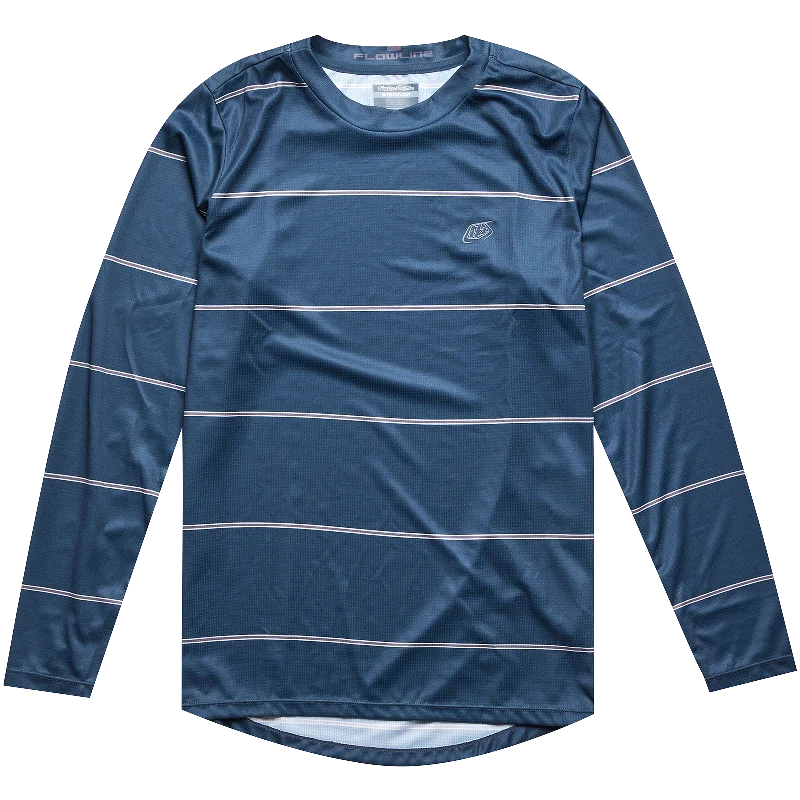 Long-Sleeve-Warm-Troy Lee Designs Flowline Long Sleeve MTB Jersey - Revert - Midnight