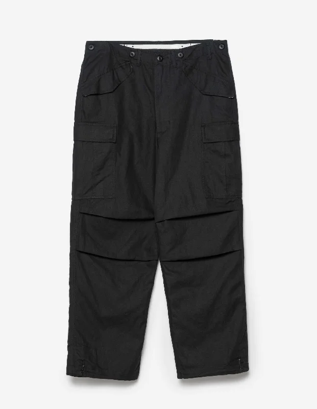 Pants-Flex-6120 Hemp M65 Cargo Pants Black