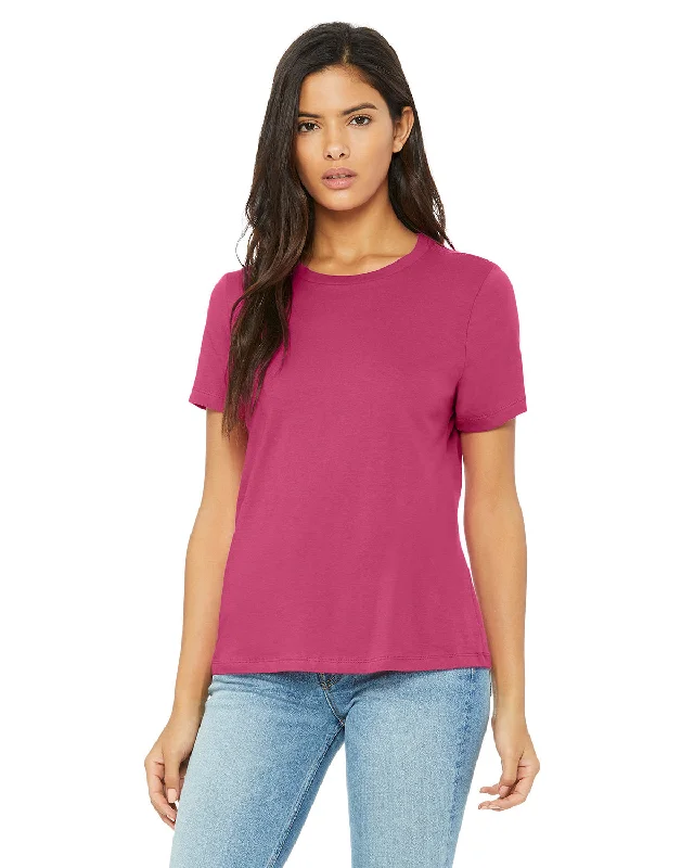 T-Shirt-Regular-Fit-Bella + Canvas B6400 Ladies' Relaxed Jersey Short-Sleeve T-Shirt