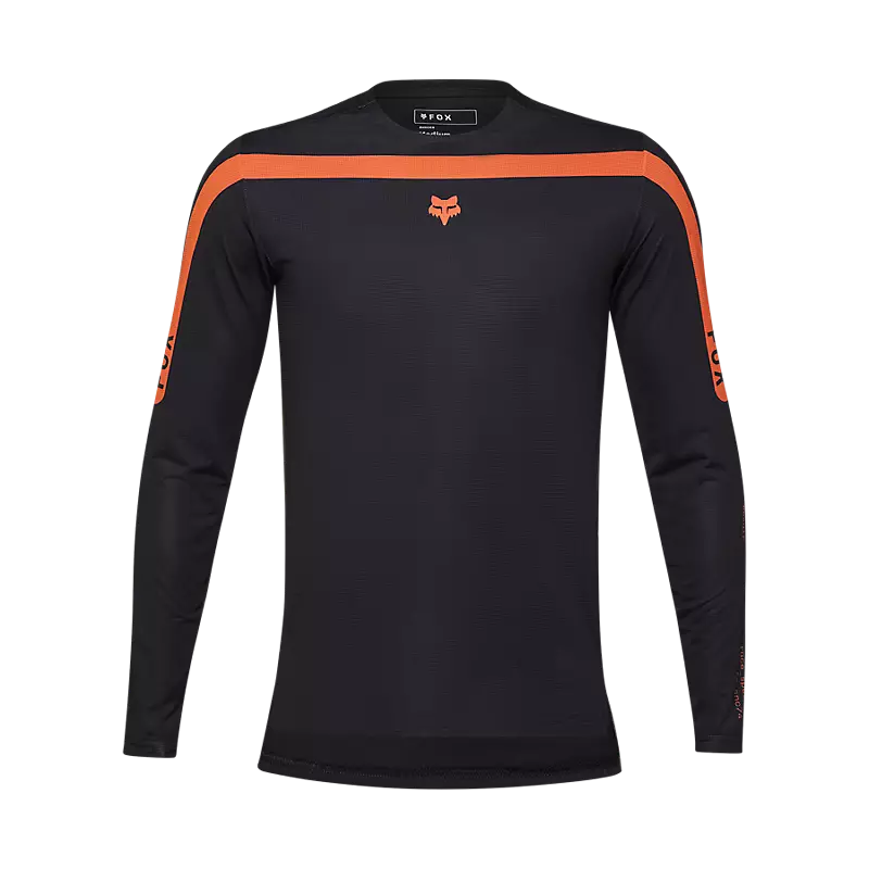 Long-Sleeve-Sportswear-Fox Racing Flexair Aviation Long Sleeve MTB Jersey - Dark Sage