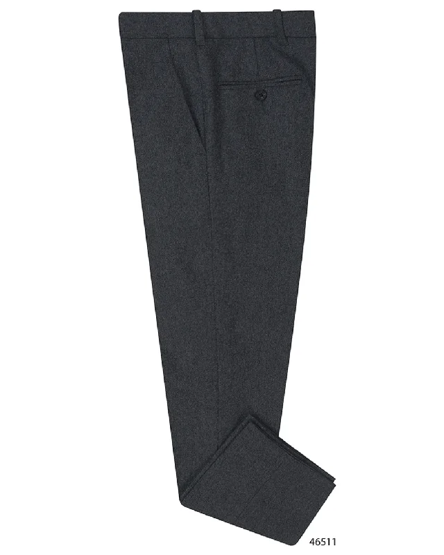 Pants-Lightweight-VBC Dark Grey Flannel Dress Pant