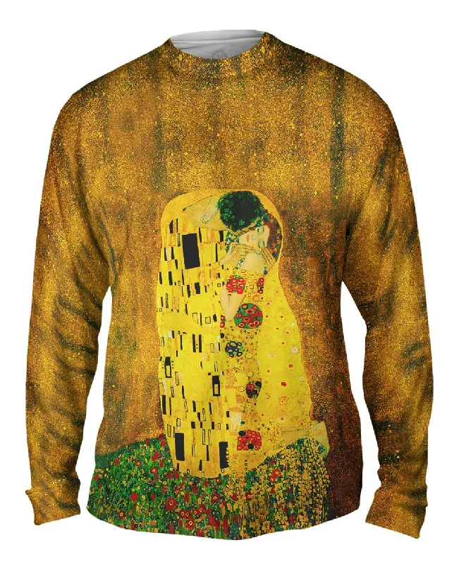 Long-Sleeve-Fleece-Gustav Klimt - "The Kiss" (1907-08)