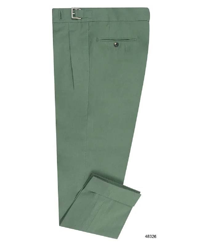 Pants-Sweatpants-Fresco Sage Green Plain Pants