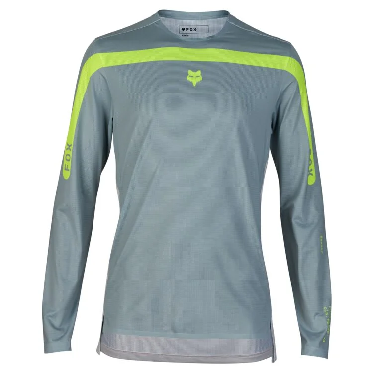 Long-Sleeve-Tie-Dye-Fox Racing Flexair Long Sleeve MTB Race Jersey - Aviation - Gunmetal