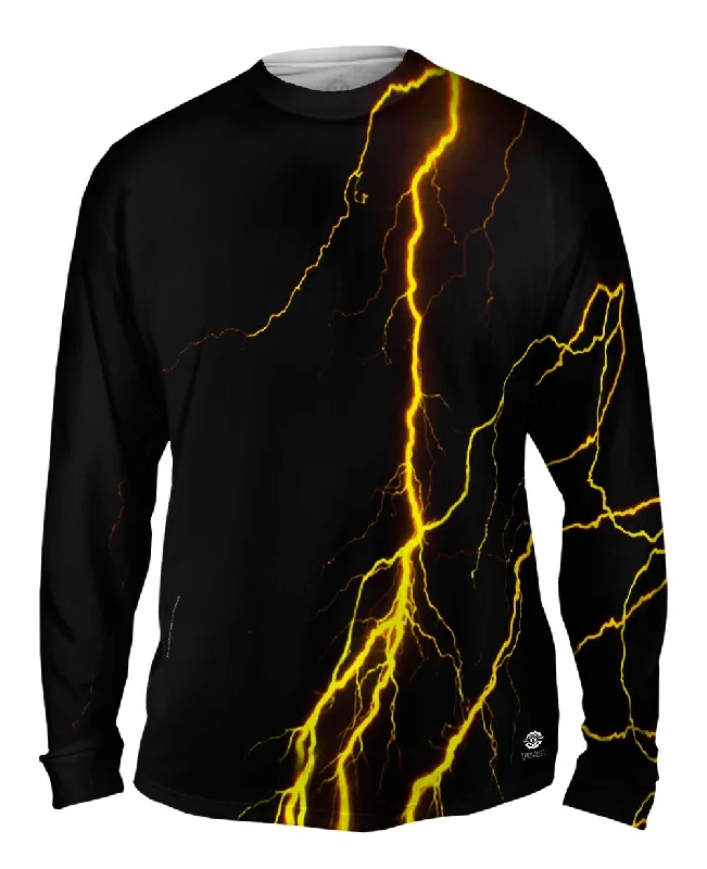 Long-Sleeve-Vegan-Lightning Storm Yellow