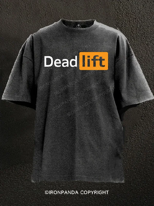 T-Shirt-Lightweight-DEADLIFT Washed Gym Shirt