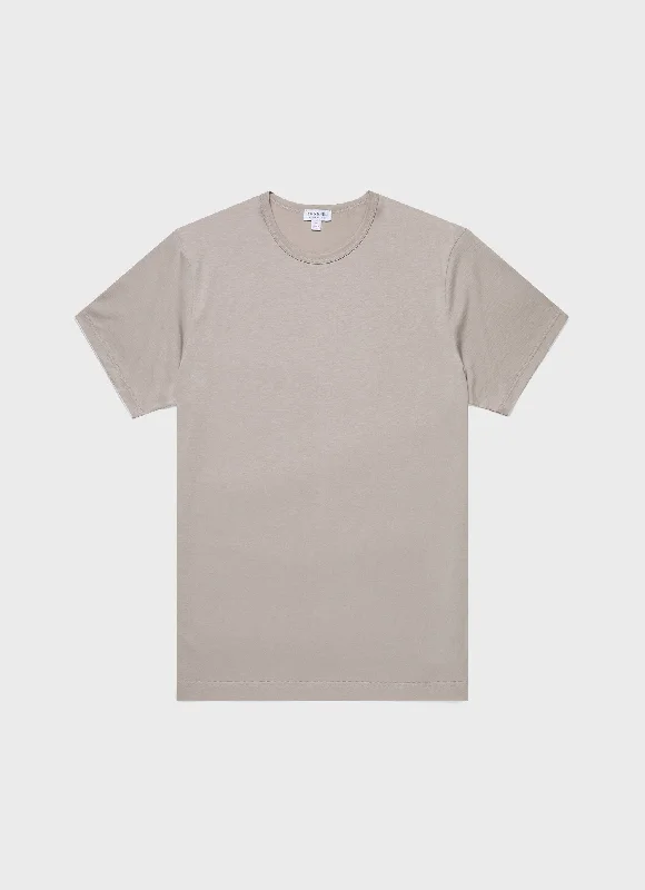 T-Shirt-Fashionable-Men's Classic T-shirt in Ash Grey