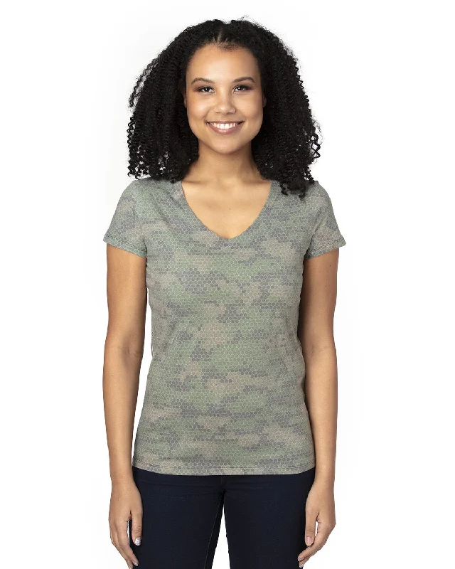 T-Shirt-Relaxed-Fit-Threadfast Apparel 200RV Ladies' Ultimate V-Neck T-Shirt