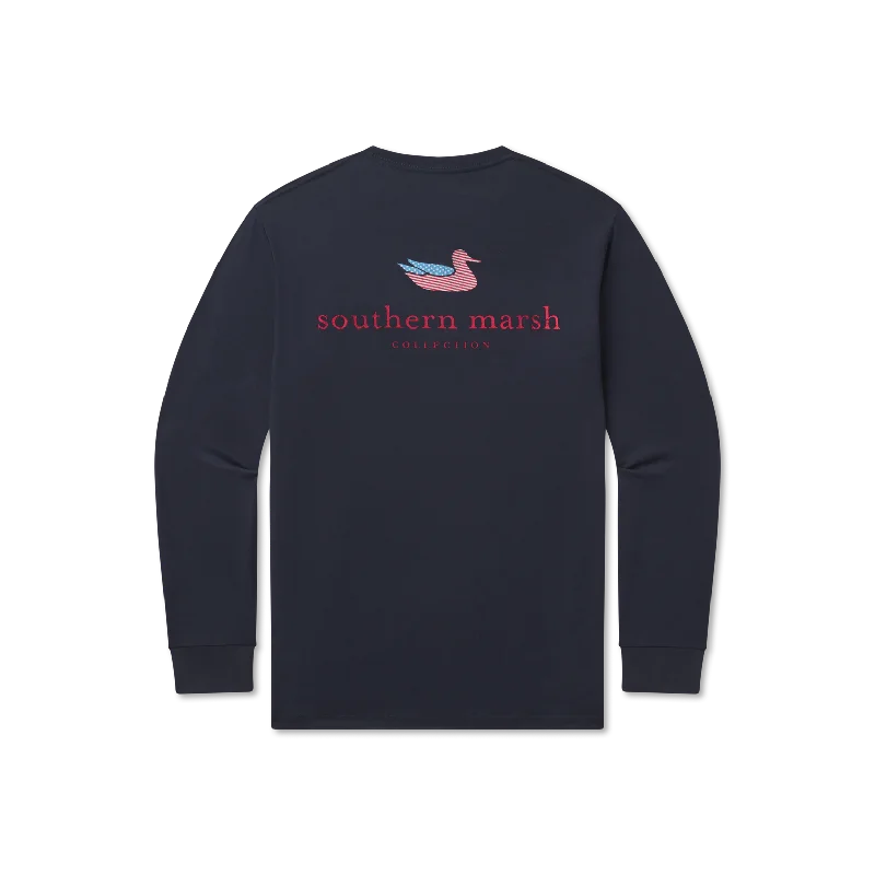 Long-Sleeve-Performance-Authentic Flag Tee - Long Sleeve