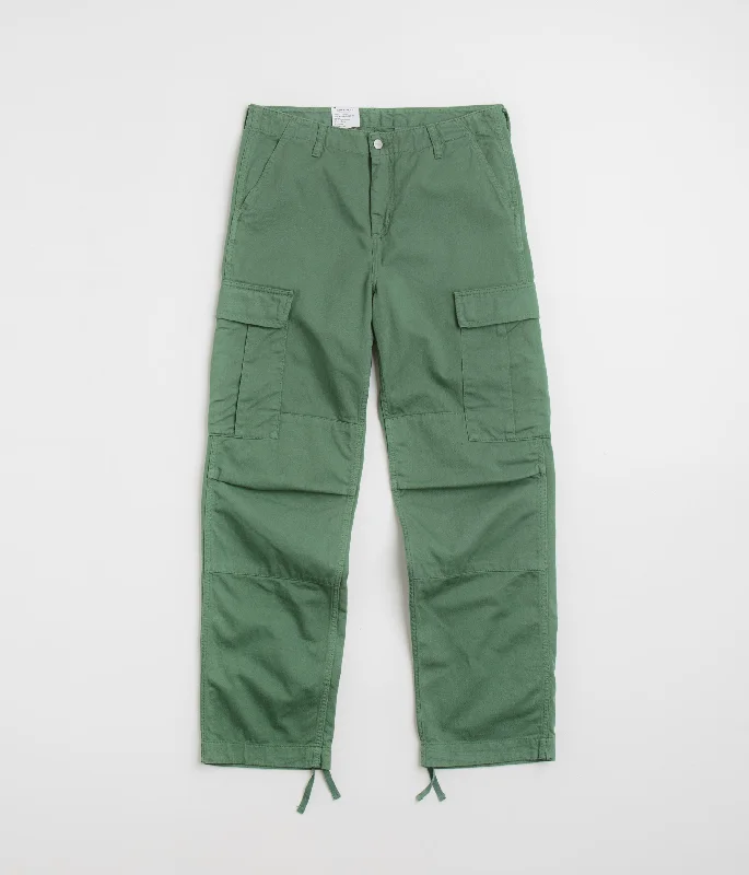 Pants-Thermal-Carhartt Regular Cargo Pants - Duck Green