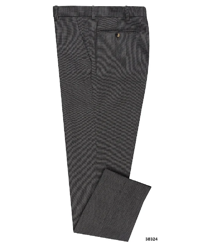 Pants-Jeans-Dugdale Black Grey Houndstooth