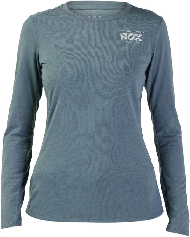 Long-Sleeve-V-Neck-Fox Racing Ranger Dri Release Long Sleeve MTB Jersey - Womens - Citadel