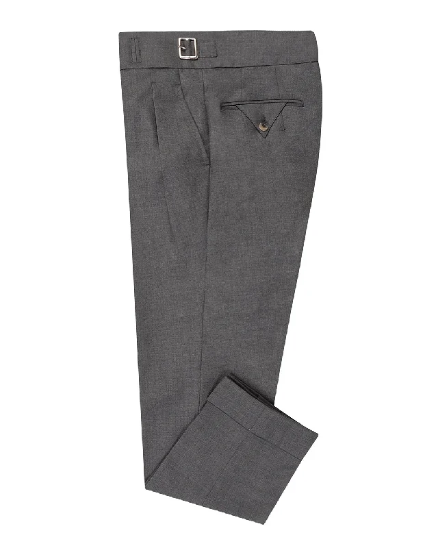 Pants-Khaki-VBC 100% Wool: Grey Twill