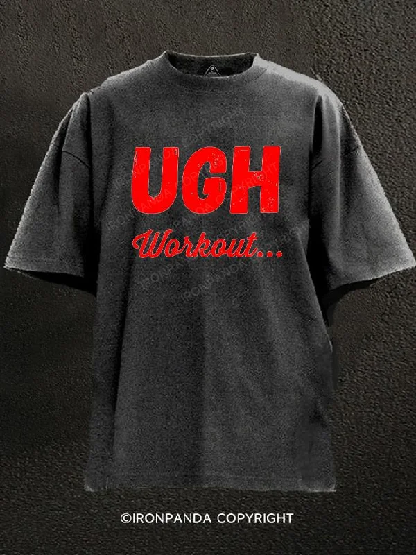 T-Shirt-Performance-ugh workout Washed Gym Shirt