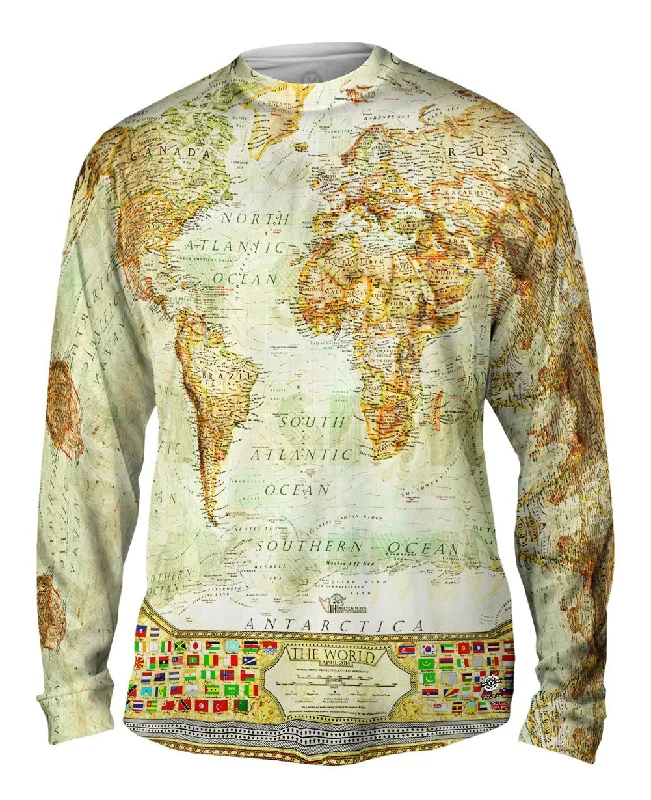 Long-Sleeve-Blue-Ash World Map