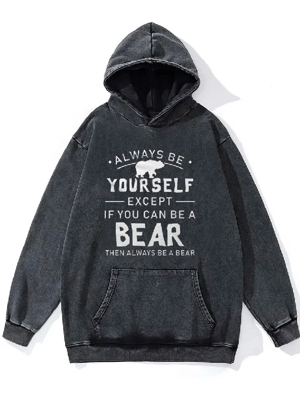 Hoodie-Oversized-Always Be Yourself Washed Gym Hoodie