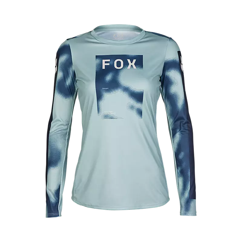 Long-Sleeve-Gothic-Fox Racing Defend Long Sleeve MTB Jersey - Taunt - Womens - Guava