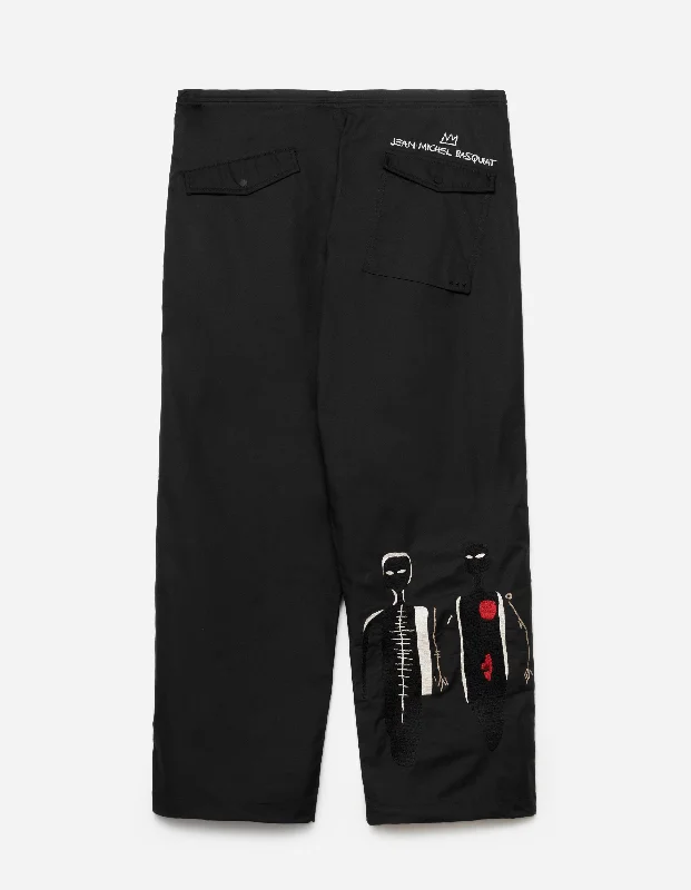 Pants-Orange-5140 Basquiat Nu-Nile Loose Snopants® Black