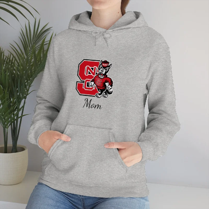 Hoodie-Hiking-NC State Mom Unisex Heavy Blend™ Hooded Sweatshirt