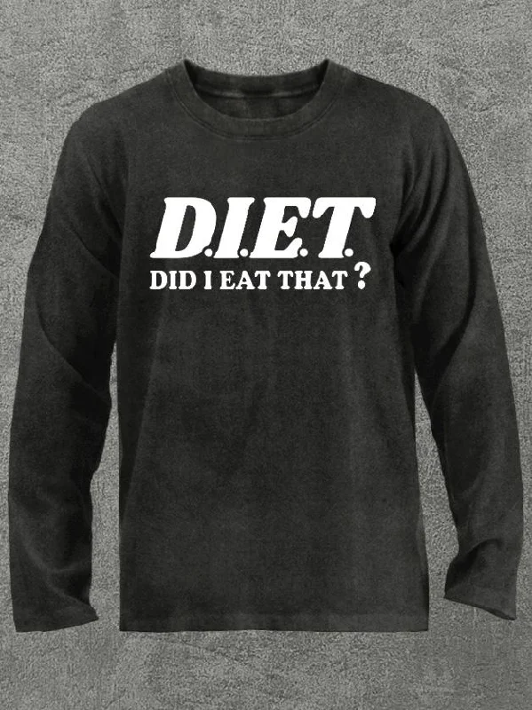 Long-Sleeve-Purple-diet did I eat that Washed Gym Long Sleeve Shirt