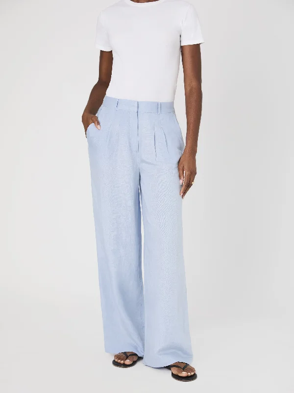 Pants-Zip-Off-Birdie Linen Trousers