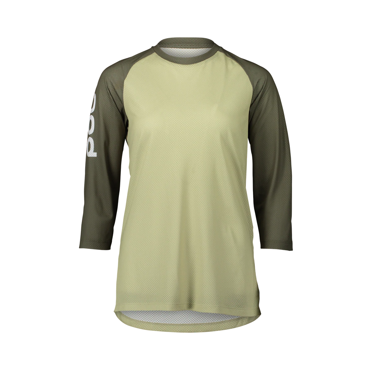 Long-Sleeve-Surfing-POC Pure 3/4 Sleeve MTB Jersey - Womens - Prehnite Green-Epidote Green