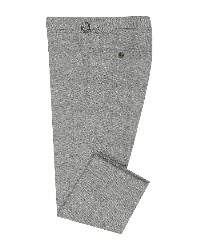 Pants-Orange-Loro Piana: Grey Woolen