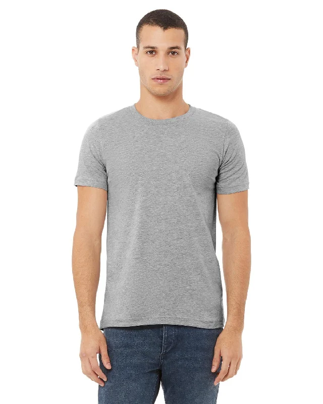 T-Shirt-Checked-Bella + Canvas 3001CVC Unisex Heather CVC T-Shirt