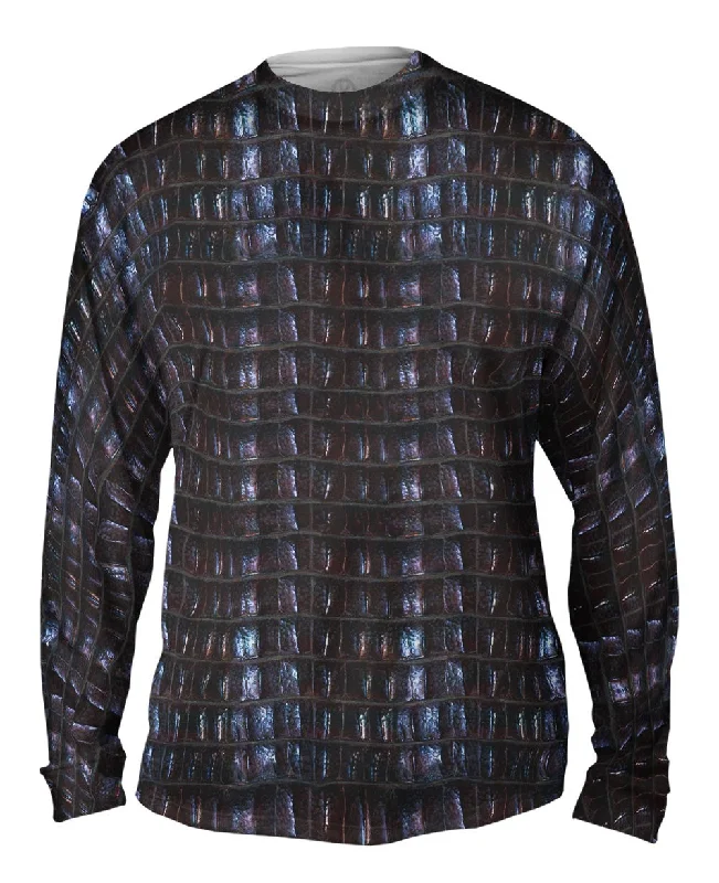 Long-Sleeve-Rugged-Crocodile Skin