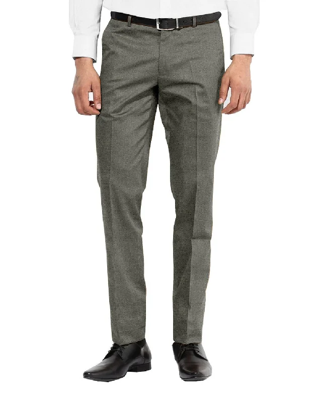 Pants-Embroidered-Holland Sherry Classic Worsted Flannelsilver Light Grey Flannel