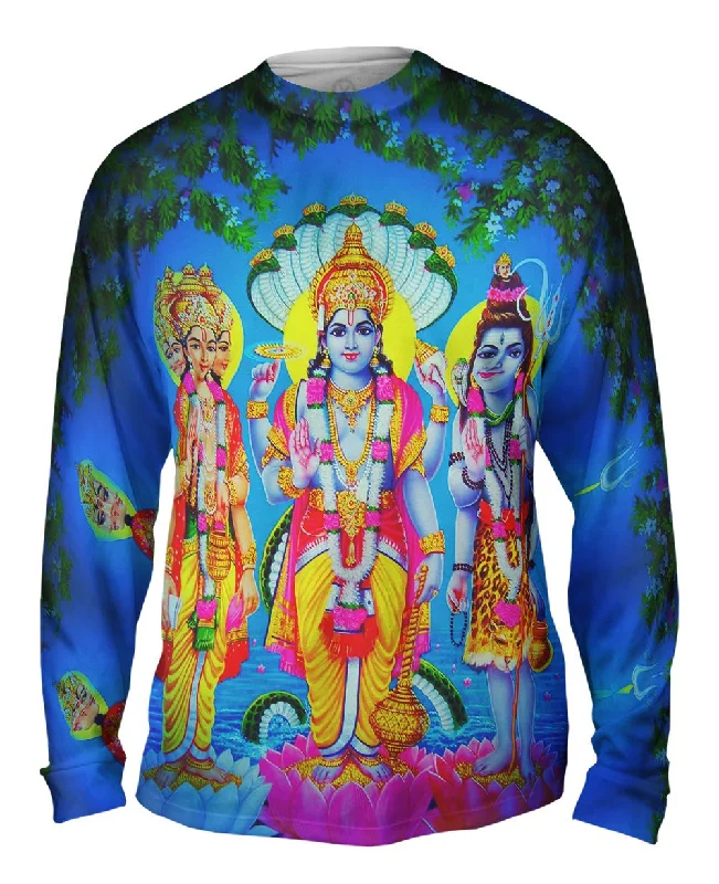 Long-Sleeve-Black-India - "Hindu Gods and Goddesses"