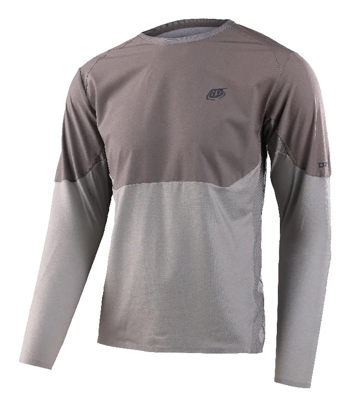 Long-Sleeve-Camping-Troy Lee Designs Drift Long Sleeve MTB Jersey - Quarry - 2023