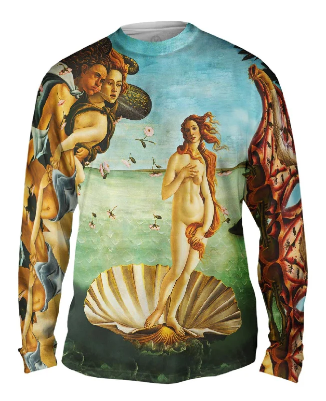 Long-Sleeve-Orange-Sandro Botticelli - "The Birth of Venus" (1486)