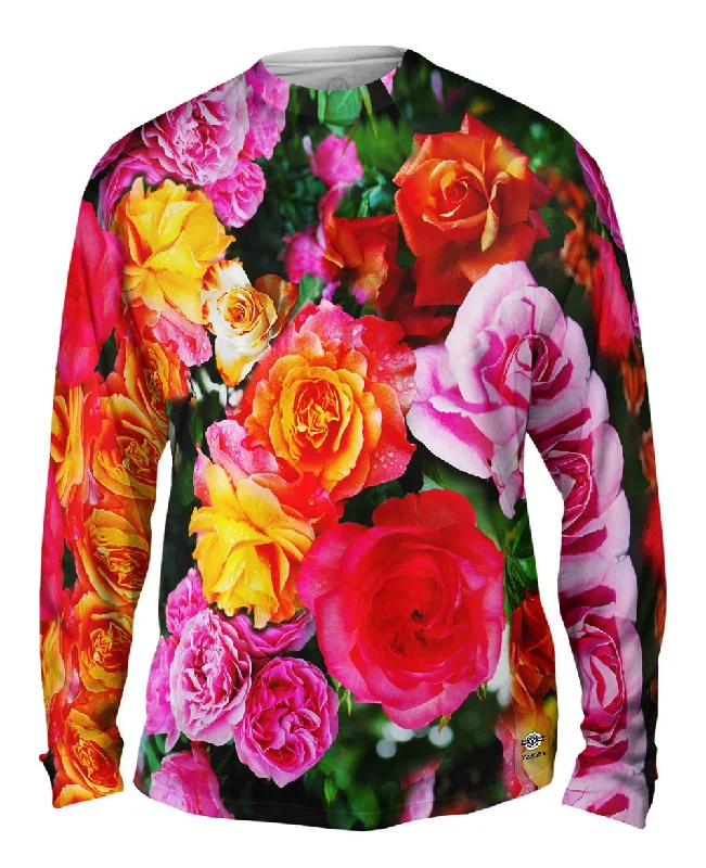 Long-Sleeve-Bamboo-Bright Day Rose Bouquet