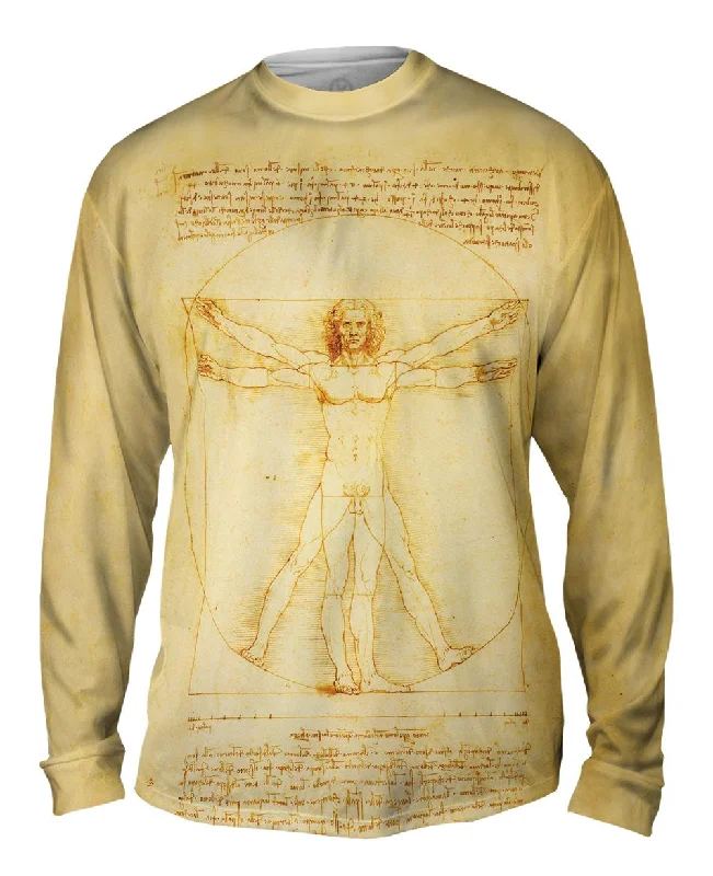 Long-Sleeve-Affordable-Leonardo da Vinci - "Vitruvian Man" (1490)