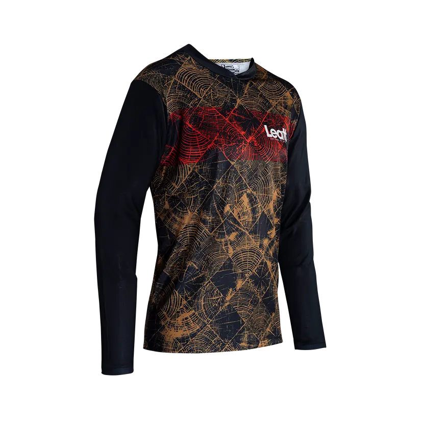 Long-Sleeve-Flex-Leatt Gravity 3.0 Long Sleeve MTB Jersey - Timber - 2024