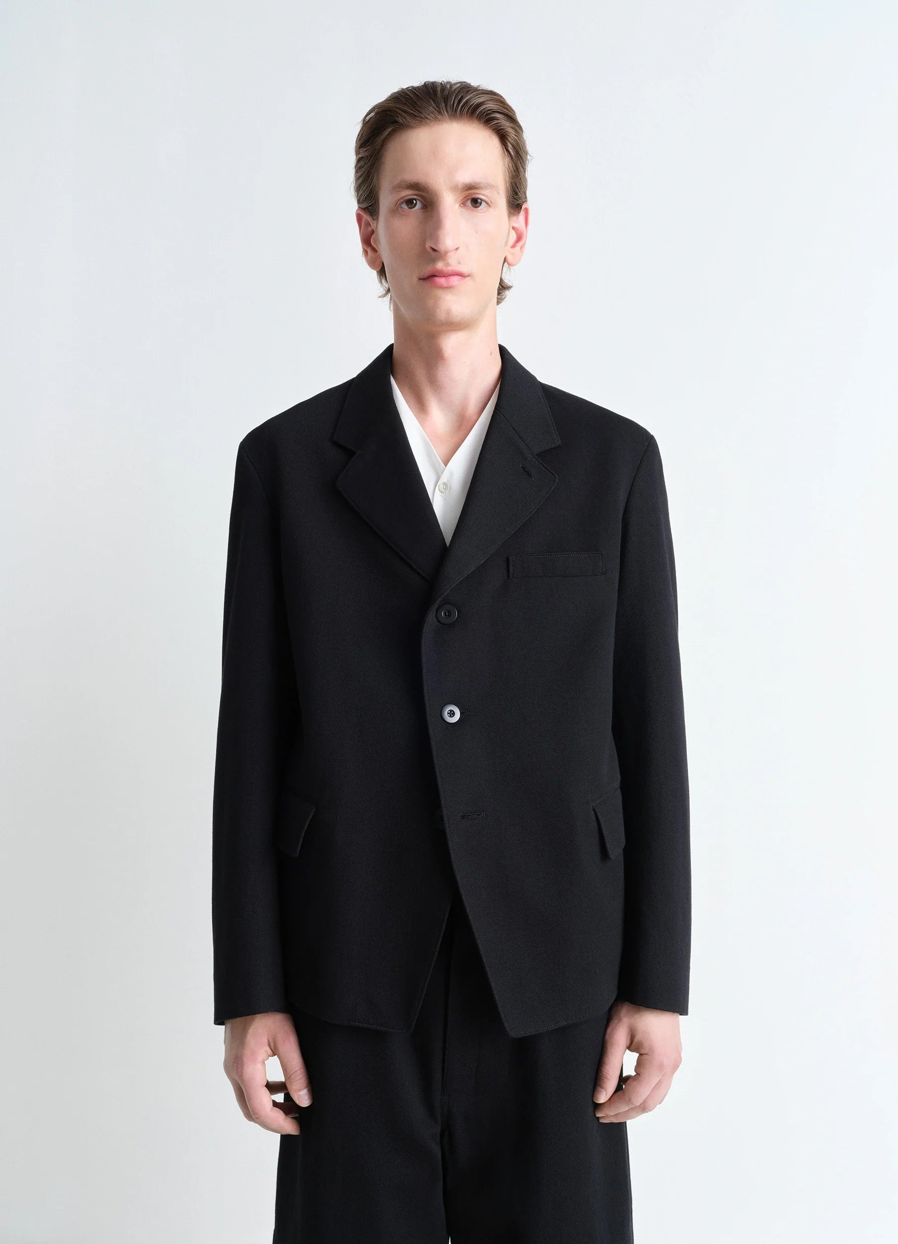 Jacket-Parka-SINGLE-BREASTED TAILORED WORKWEAR JACKET