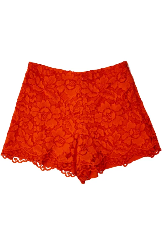 Shorts-Regular-Fit-Sandro Paris - Lace Mini Shorts