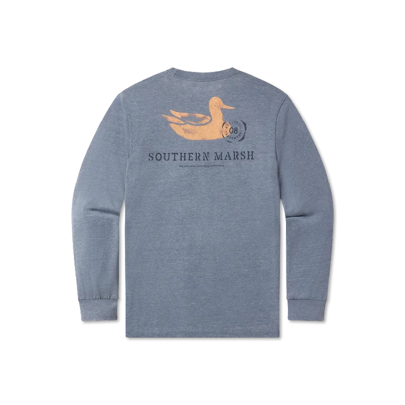 Long-Sleeve-Stretch-SEAWASH™ Tee - Stamped Duck - Long Sleeve