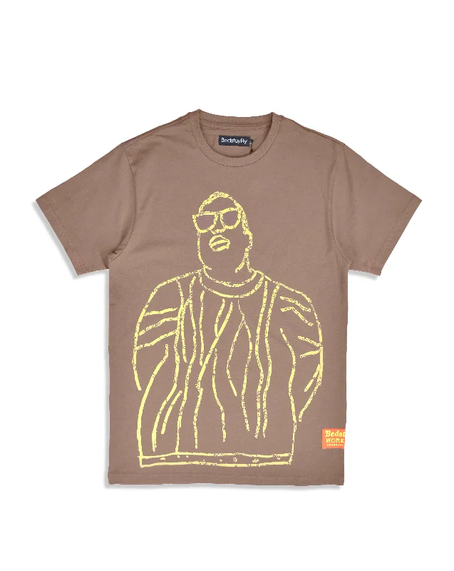 T-Shirt-Henley-Cool G T-Shirt (Brown)