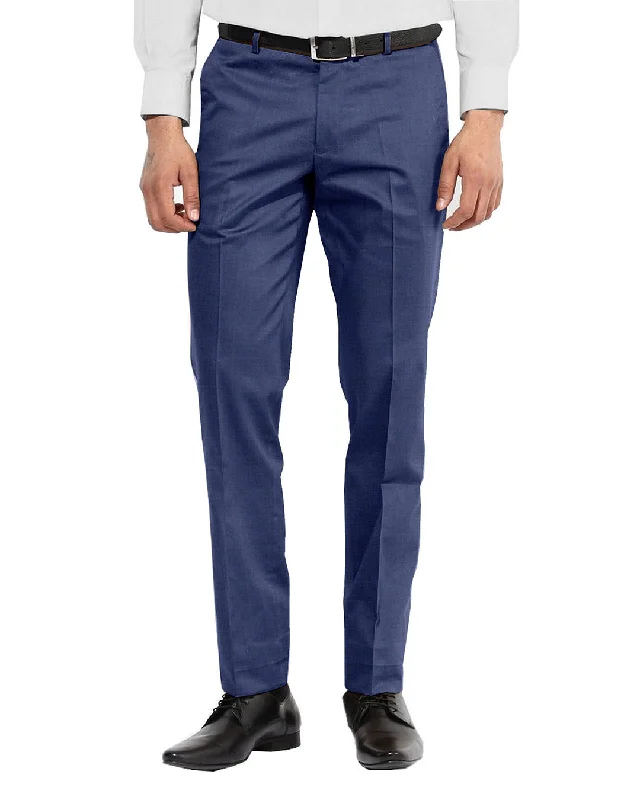 Pants-Tactical-Vitale Barberis Canonico - Perennial Blueberry Sharkskin