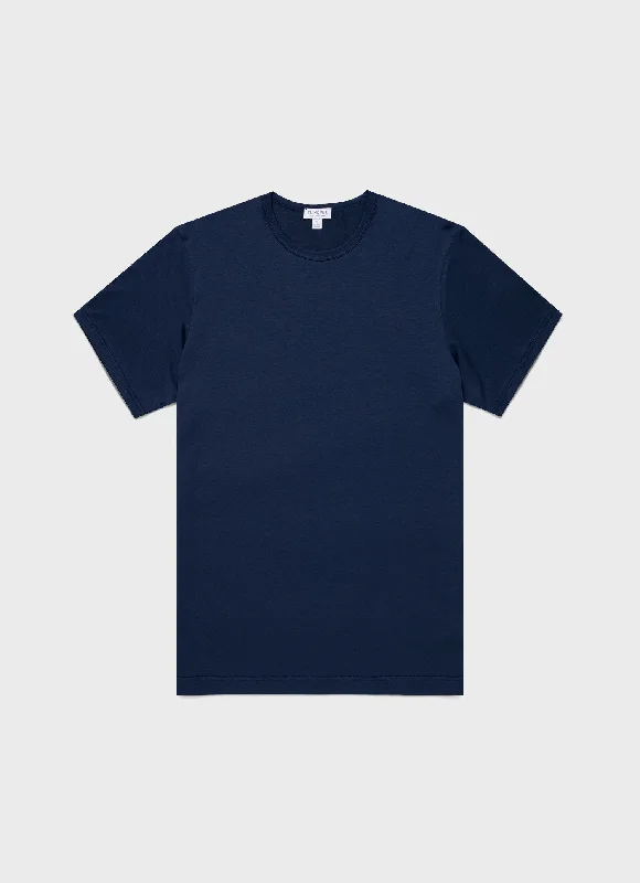 T-Shirt-Hip-Hop-Men's Classic T-shirt in Ink Blue