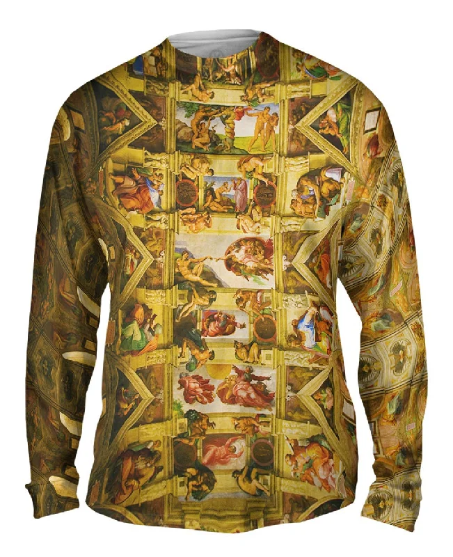 Long-Sleeve-Daily-Wear-Michelangelo - "Sistine Chapel 2"