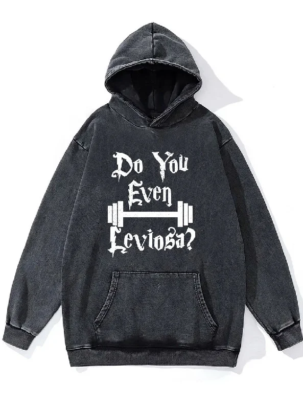 Hoodie-Windproof-DO YOU EVEN LEVIOSA Washed Gym Hoodie