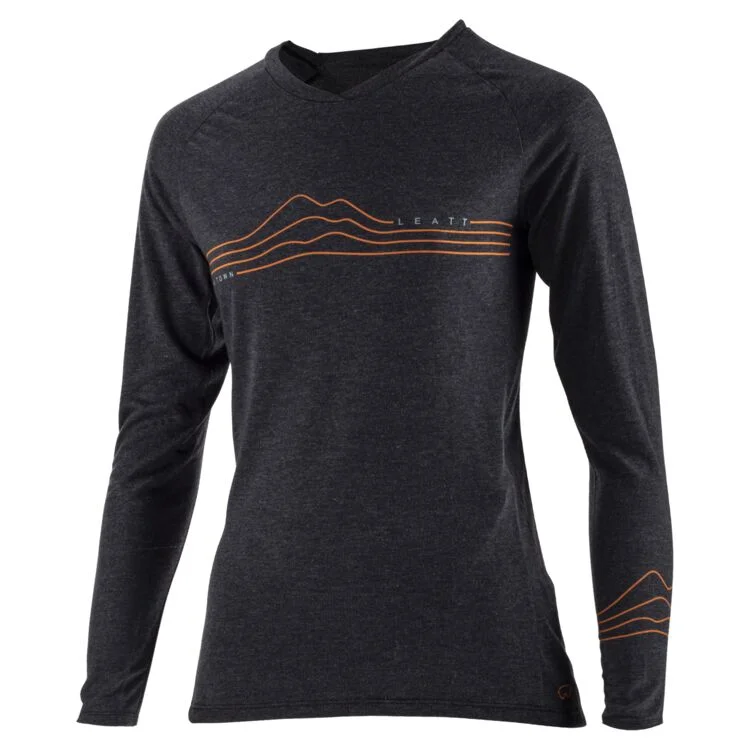 Long-Sleeve-Running-Leatt AllMtn 3.0 Long Sleeve MTB Jersey - Womens - Black - 2023